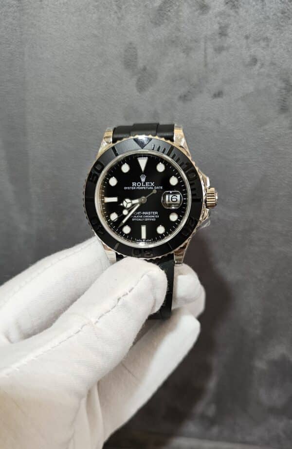 Shop Rolex Yach-master 42 White Gold Copy Watches in Dubai