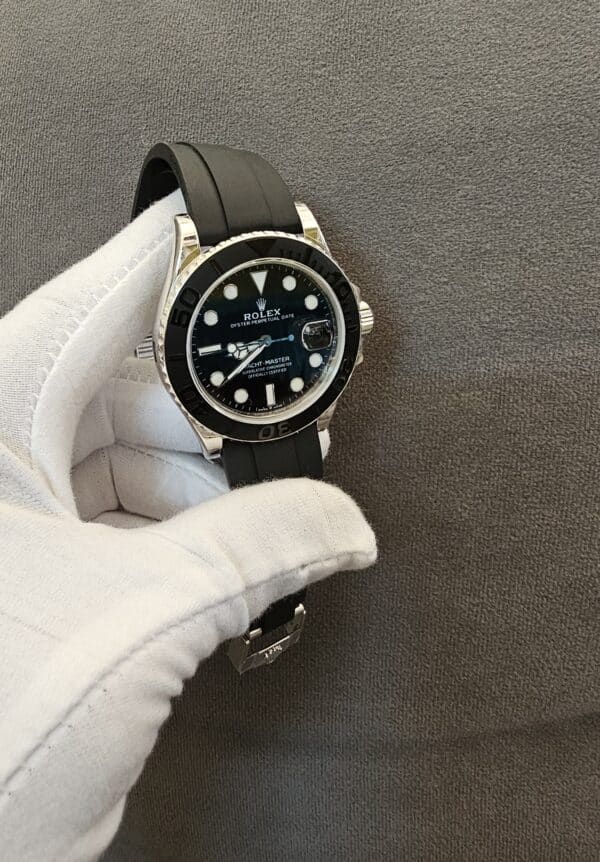 Shop Rolex Yach-master 42 White Gold Copy Watches in Dubai