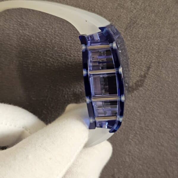 Richard Mille RM 52-04 Blue Sapphire Skull Replica Watches