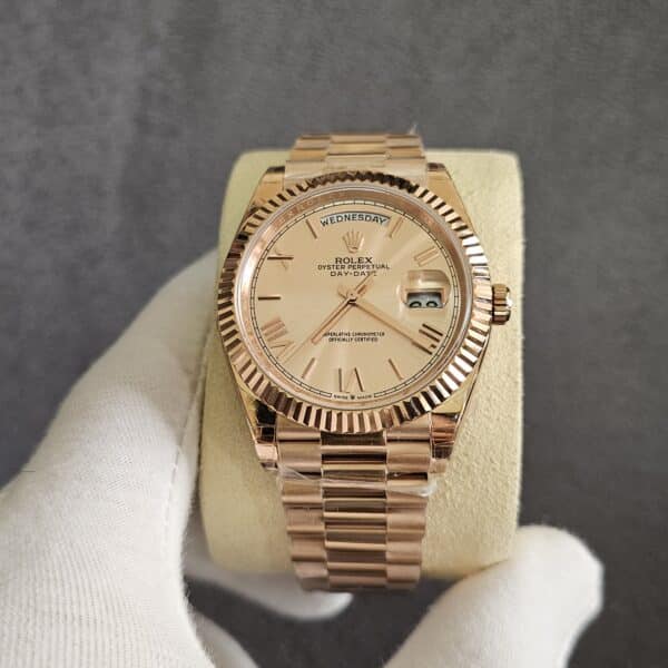 Rolex Day-Date 40 Rose Gold Copy Watches in Dubai