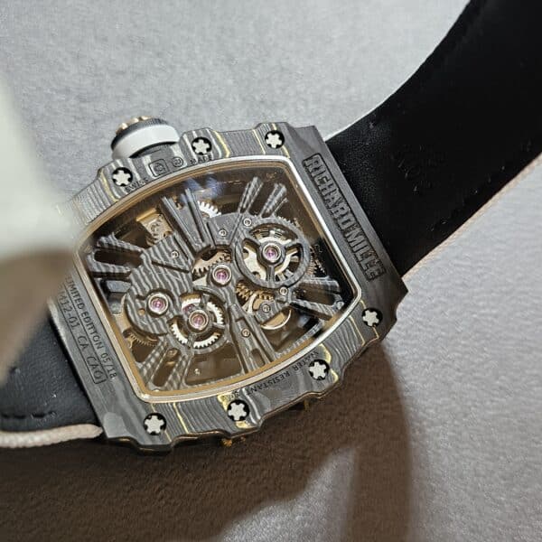 Richard Mille Rm12-01 Gold Carbon Replica Watches | Ticker24