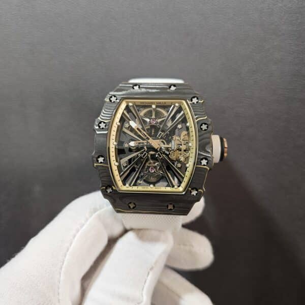 Richard Mille Rm12-01 Gold Carbon Replica Watches | Ticker24