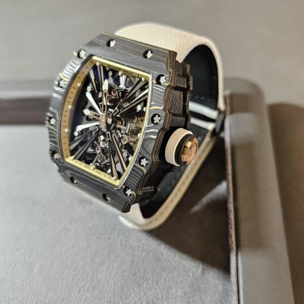 Richard Mille Rm12-01 Gold Carbon Replica Watches | Ticker24