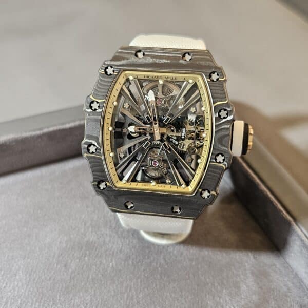 Richard Mille Rm12-01 Gold Carbon Replica Watches | Ticker24