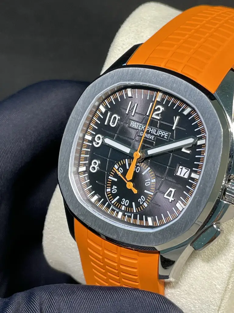 Patek Philippe Aquanaut Orange Replica Watch in Dubai