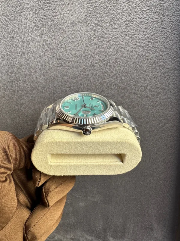 Buy Rolex Day-Date 40 Platinum Ice Blue Replica Watch in UAE