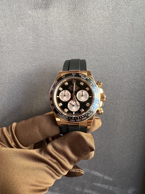 Best Rolex Daytona BLACK DIAMOND DIAL Replica Watch in Dubai