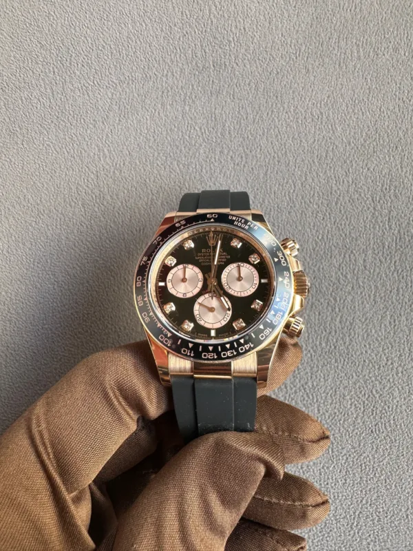 Best Rolex Daytona BLACK DIAMOND DIAL Replica Watch in Dubai