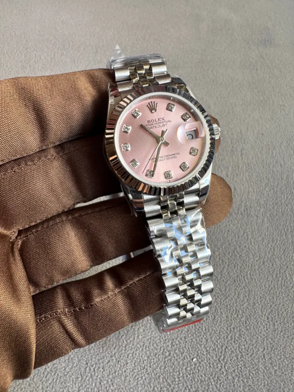 Buy Rolex Datejust 31 Pink Diamond-set Dial Replica Watch