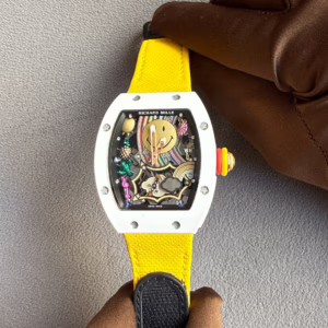 Richard Mille RM 88 Automatic Winding Tourbillon Smiley Transparent Dial Titanium