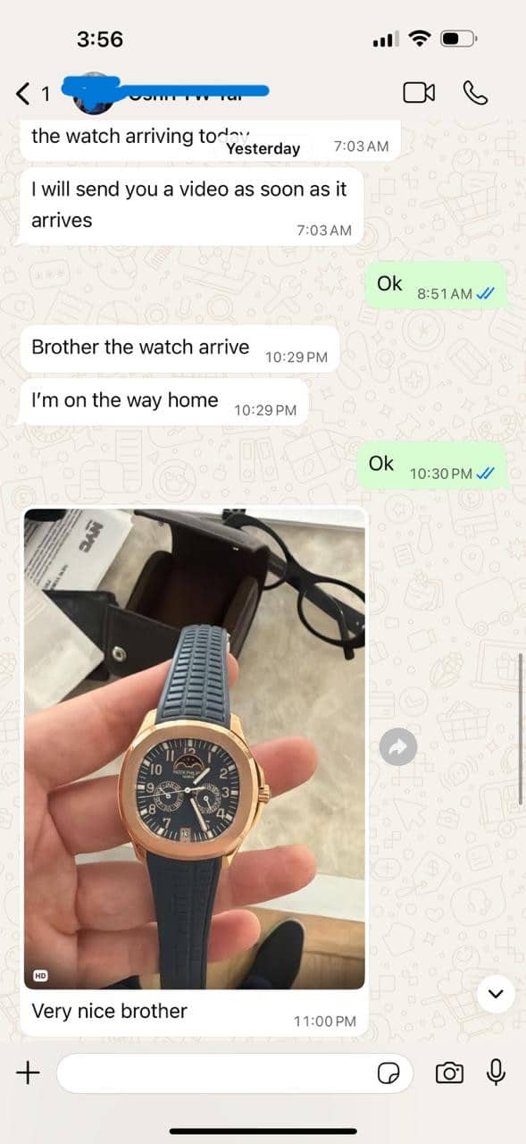 testimonial patek philip