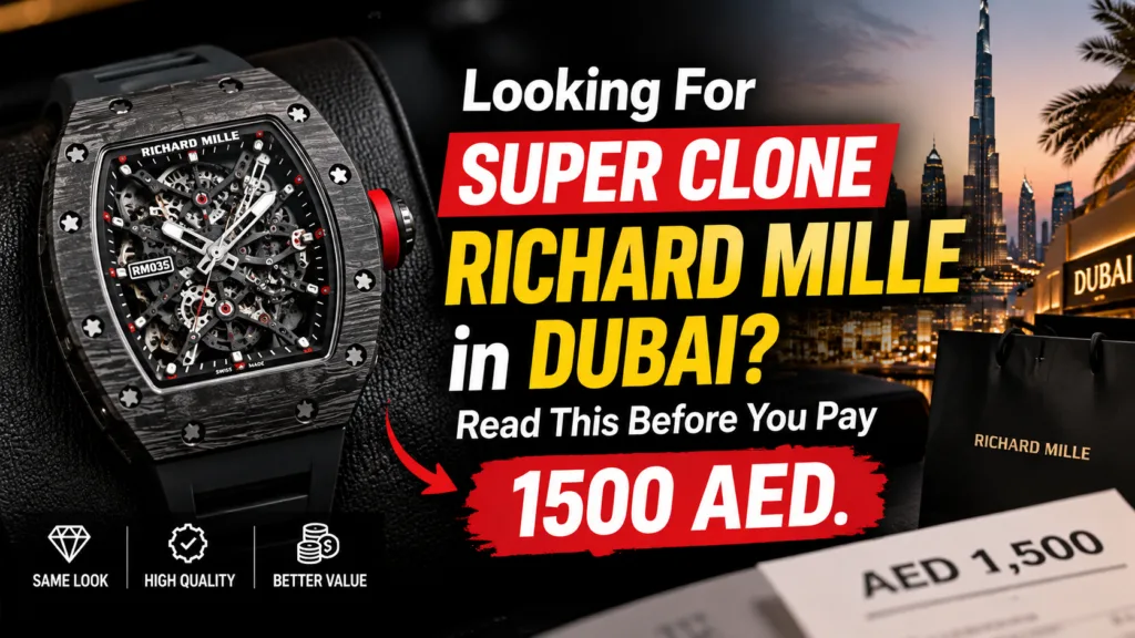Ticker24Watches - Looking For Super Clone Richard Mille in Dubai? Read This Before You Pay 1500 AED