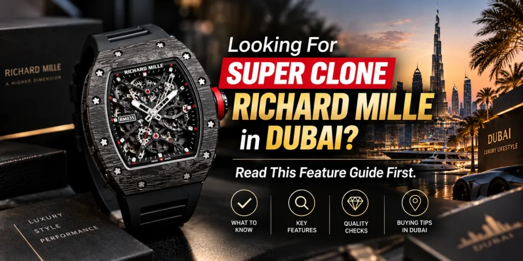 Ticker24Watches - Looking For Super Clone Richard Mille in Dubai? Read This Feature Guide First