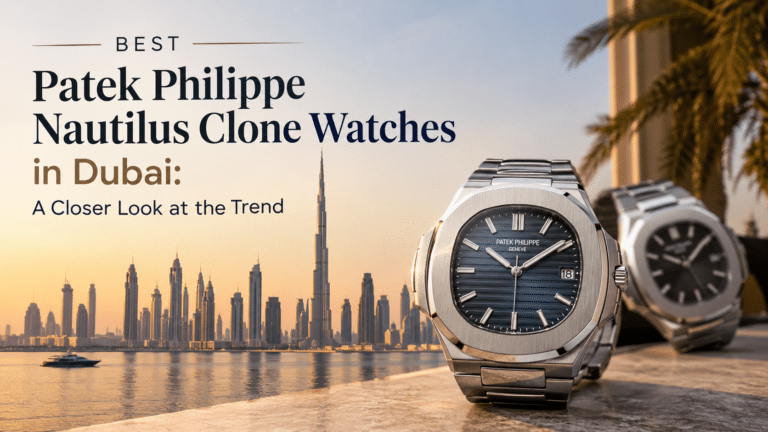 Best Patek Philippe Nautilus Clone Watches in Dubai: A Closer Look at the Trend