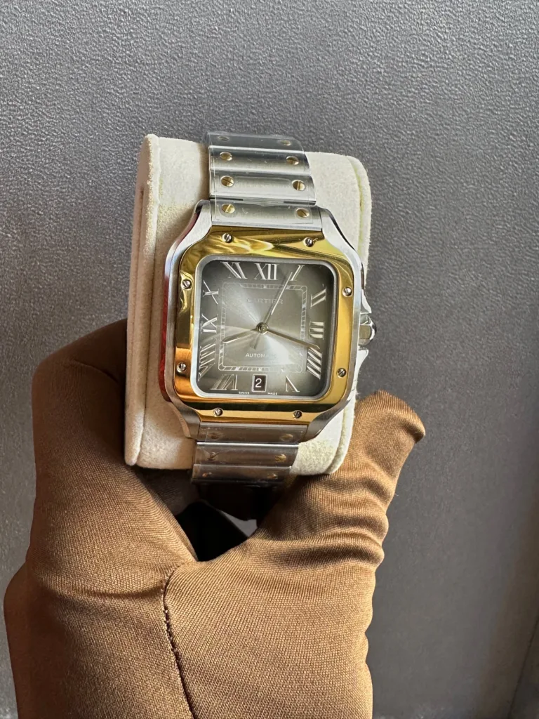Buy Cartier Santos Anthracite Replica Watch in UAE